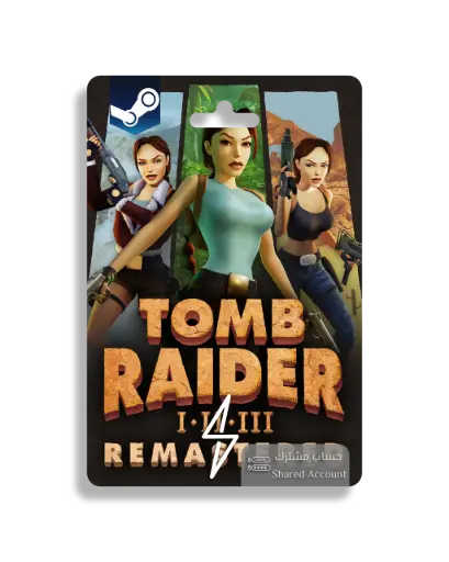 [90-TR13R] Tomb Raider 1-3 Remastered - Shared Account (Steam) 