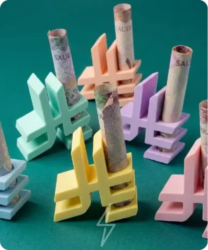 Riyal Symbol Cash Holder